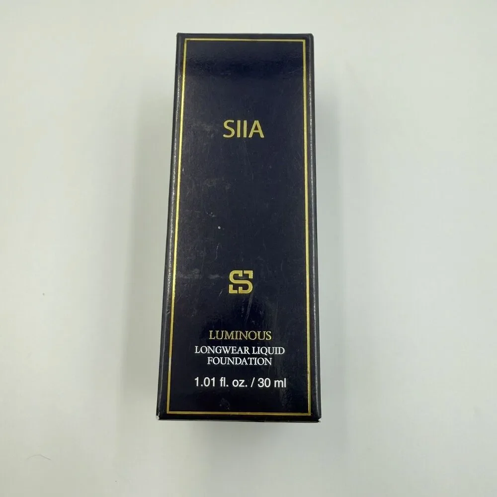 LUMINOUS LONGWEAR LIQUID FOUNDATION C 101 FAIR SIIA COSMETICS